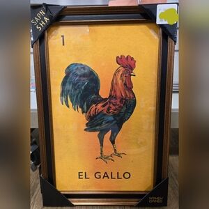 Loteria #1 El Gallo Wall Art by Sapna Shah